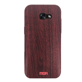 MOFI for Galaxy A3 (2017) Wood Texture TPU Protective Back Cover Case