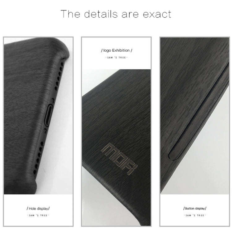 MOFI for Galaxy A3 (2017) Wood Texture TPU Protective Back Cover Case