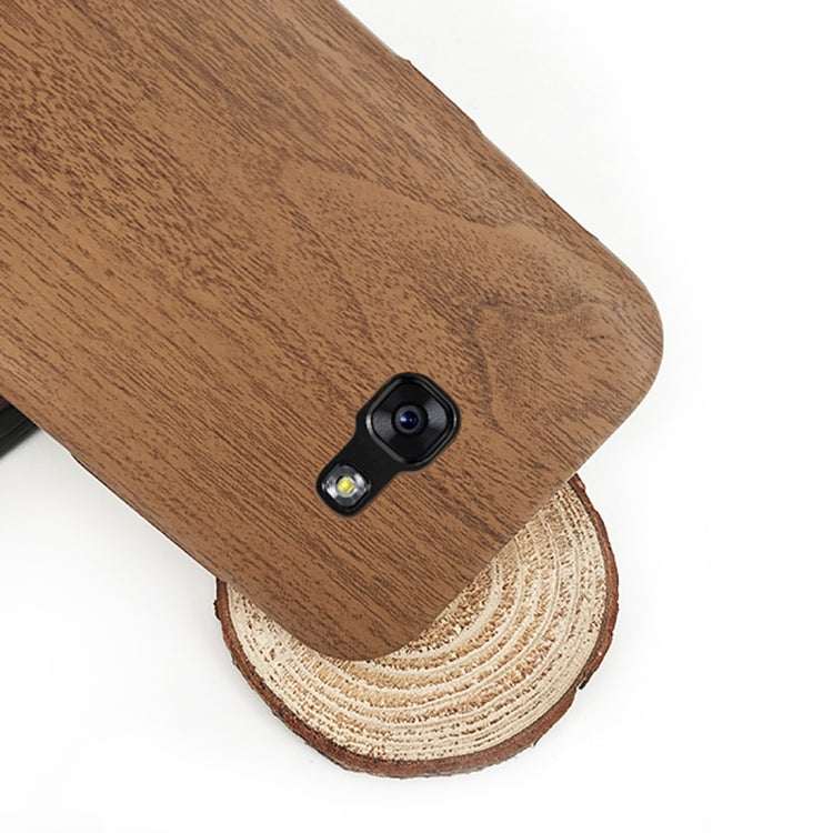 MOFI for Galaxy A3 (2017) Wood Texture TPU Protective Back Cover Case