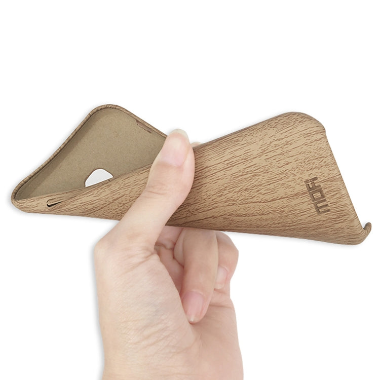 MOFI for Galaxy A3 (2017) Wood Texture TPU Protective Back Cover Case