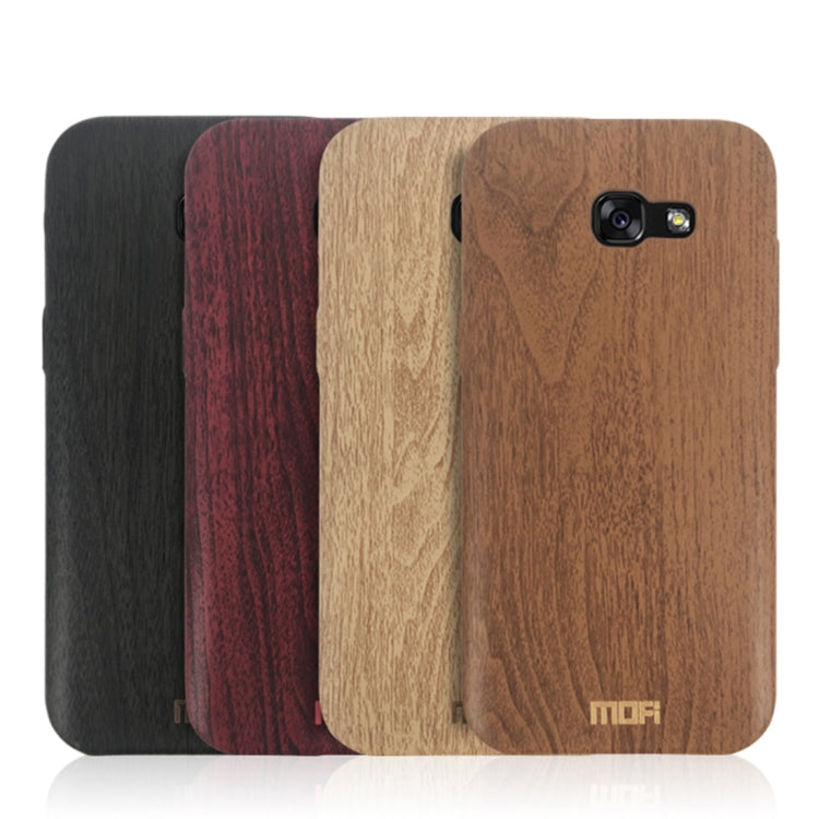 MOFI for Galaxy A3 (2017) Wood Texture TPU Protective Back Cover Case