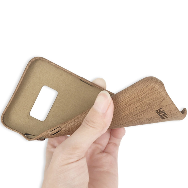 MOFI for Galaxy S8 Wood Texture TPU Protective Back Cover Case