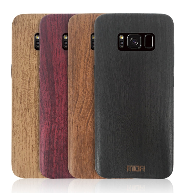 MOFI for Galaxy S8 Wood Texture TPU Protective Back Cover Case