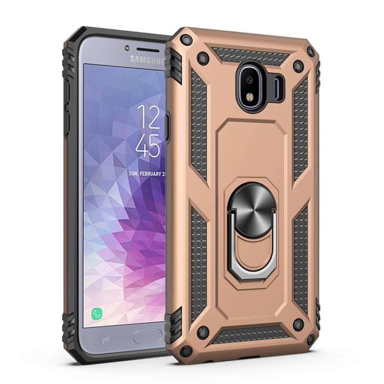 Sergeant Armor Shockproof TPU + PC Protective Case for Galaxy J4 2018, with 360 Degree Rotation Holder