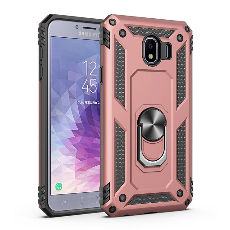 Sergeant Armor Shockproof TPU + PC Protective Case for Galaxy J4 2018, with 360 Degree Rotation Holder