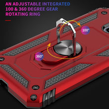 Load image into Gallery viewer, Sergeant Armor Shockproof TPU + PC Protective Case for Galaxy J4 2018, with 360 Degree Rotation Holder, For Galaxy J4 2018