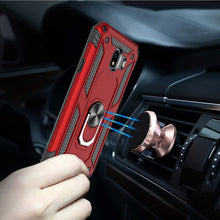 Load image into Gallery viewer, Sergeant Armor Shockproof TPU + PC Protective Case for Galaxy J4 2018, with 360 Degree Rotation Holder, For Galaxy J4 2018