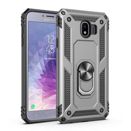 Sergeant Armor Shockproof TPU + PC Protective Case for Galaxy J4 2018, with 360 Degree Rotation Holder