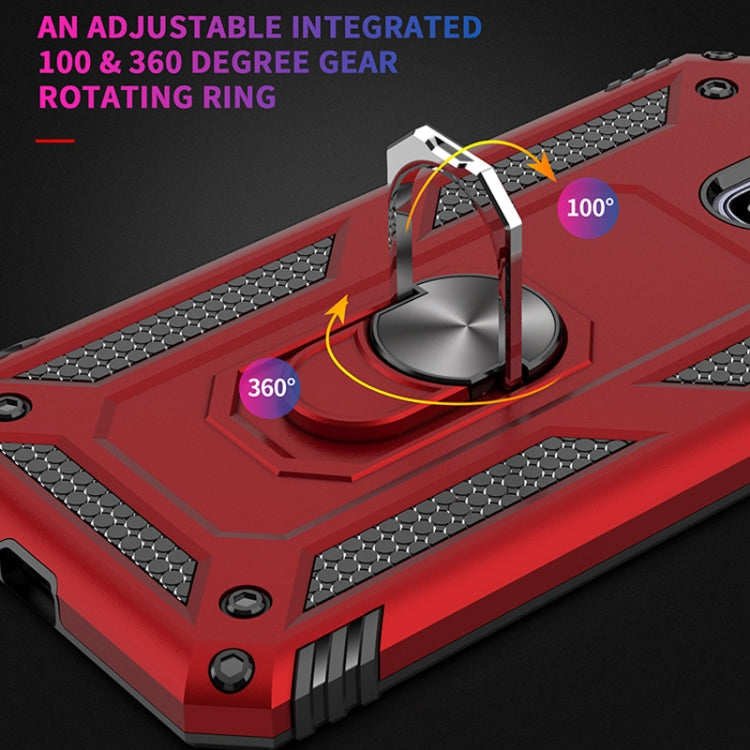Sergeant Armor Shockproof TPU + PC Protective Case for Galaxy J4 2018, with 360 Degree Rotation Holder