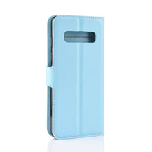 Load image into Gallery viewer, Litchi Texture Horizontal Flip Leather Case for Galaxy S10 , with Wallet &amp; Holder &amp; Card Slots