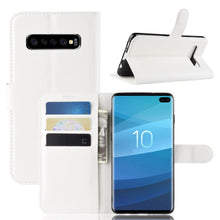 Load image into Gallery viewer, Litchi Texture Horizontal Flip Leather Case for Galaxy S10 , with Wallet &amp; Holder &amp; Card Slots