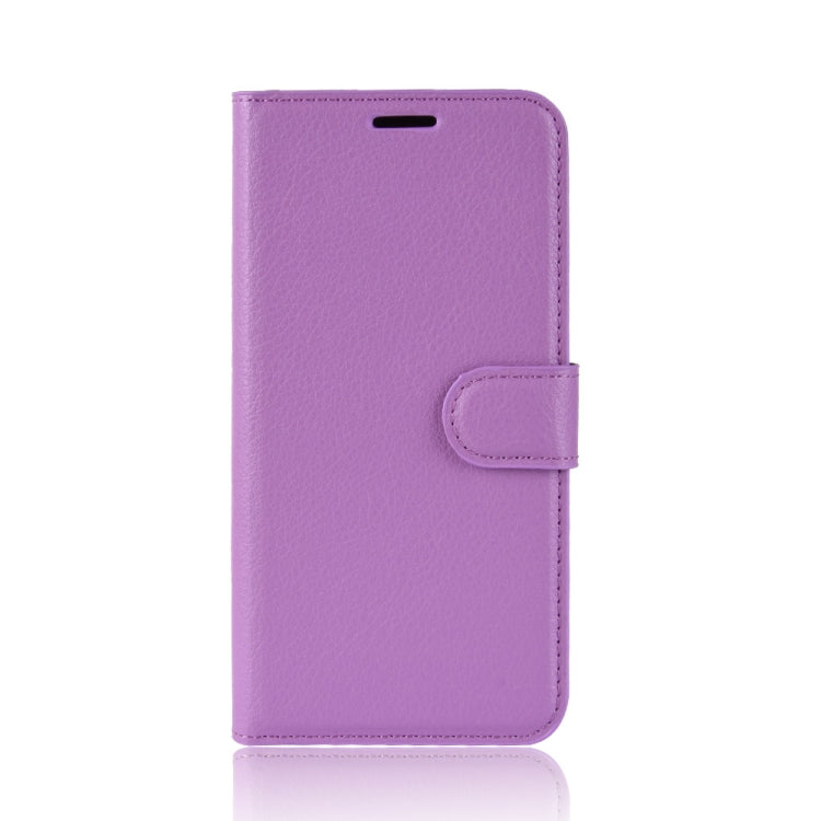 Litchi Texture Horizontal Flip Leather Case for Galaxy A70, with Wallet & Holder & Card Slots, For Galaxy A70