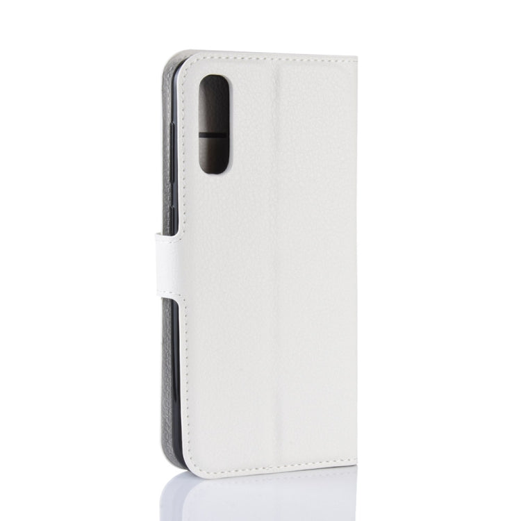 Litchi Texture Horizontal Flip Leather Case for Galaxy A70, with Wallet & Holder & Card Slots