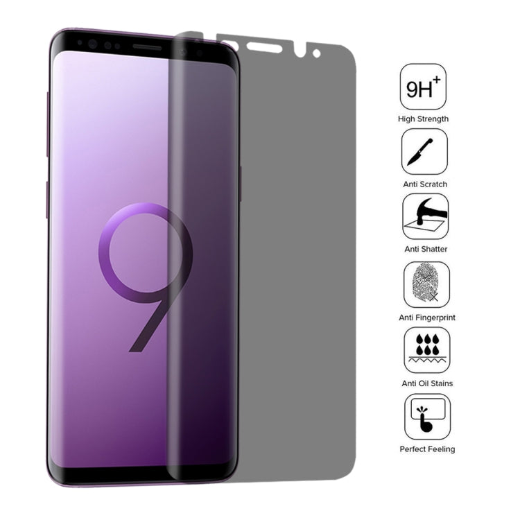 Privacy Anti-glare 0.26mm 9H 3D Tempered Glass Film for Galaxy S9+