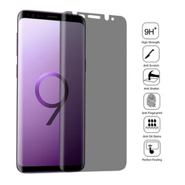 Privacy Anti-glare 0.26mm 9H 3D Tempered Glass Film for Galaxy S9+