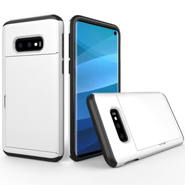 Shockproof Rugged Armor Protective Case for Galaxy S10e, with Card Slot