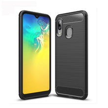 Load image into Gallery viewer, Brushed Texture Carbon Fiber TPU Case for Galaxy A20e, For Galaxy A20e