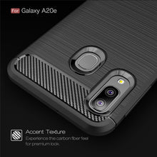 Load image into Gallery viewer, Brushed Texture Carbon Fiber TPU Case for Galaxy A20e, For Galaxy A20e