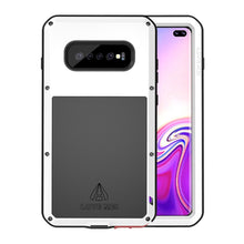 Load image into Gallery viewer, LOVE MEI Powerful Dustproof Shockproof Splashproof Metal + Silicone Combination Case for Galaxy S10+