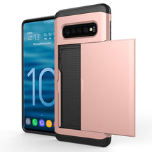 Load image into Gallery viewer, Shockproof Rugged Armor Protective Case for Galaxy S10, with Card Slot, For Galaxy S10