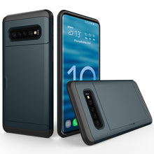 Load image into Gallery viewer, Shockproof Rugged Armor Protective Case for Galaxy S10, with Card Slot, For Galaxy S10
