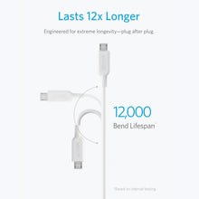Load image into Gallery viewer, ANKER 3 in 1 8 Pin + Micro USB + USB-C / Type-C Interface MFI Certificated Data Cable