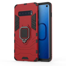 Load image into Gallery viewer, PC + TPU Shockproof Protective Case for Samsung Galaxy S10, with Magnetic Ring Holder