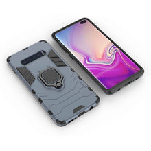 Load image into Gallery viewer, PC + TPU Shockproof Protective Case for Samsung Galaxy S10 Plus, with Magnetic Ring Holder, For Galaxy S10 Plus, For Samsung Galaxy S10 Plus