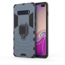 Load image into Gallery viewer, PC + TPU Shockproof Protective Case for Samsung Galaxy S10 Plus, with Magnetic Ring Holder, For Galaxy S10 Plus, For Samsung Galaxy S10 Plus