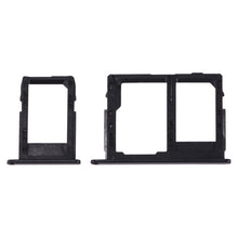 Load image into Gallery viewer, SIM Card Tray + Micro SD Card Tray for Galaxy J3 (2017) Single SIM / J330 &amp; J5 (2017) Single SIM / J530 &amp; J7 (2017) Single SIM / J730, Galaxy J3 (2017) Dual, For Galaxy J730 Dual, For Samsung Galaxy J330 &amp; J530 &amp; J730 Dual SIM, For Galaxy J730 Dual SIM