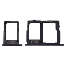 Load image into Gallery viewer, SIM Card Tray + Micro SD Card Tray for Galaxy J3 (2017) Single SIM / J330 &amp; J5 (2017) Single SIM / J530 &amp; J7 (2017) Single SIM / J730, Galaxy J3 (2017) Dual, For Galaxy J730 Dual, For Samsung Galaxy J330 &amp; J530 &amp; J730 Dual SIM, For Galaxy J730 Dual SIM