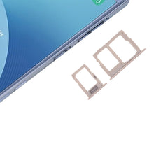 Load image into Gallery viewer, SIM Card Tray + Micro SD Card Tray for Galaxy J3 (2017) Single SIM / J330 &amp; J5 (2017) Single SIM / J530 &amp; J7 (2017) Single SIM / J730, Galaxy J3 (2017) Dual, For Galaxy J730 Dual, For Samsung Galaxy J330 &amp; J530 &amp; J730 Dual SIM, For Galaxy J730 Dual SIM