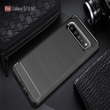 Load image into Gallery viewer, Brushed Texture Carbon Fiber TPU Case for Galaxy S10 5G, For Galaxy S10 5G, For Samsung Galaxy S10 5G