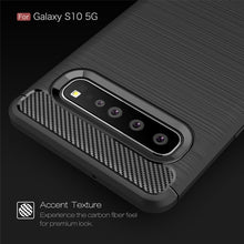 Load image into Gallery viewer, Brushed Texture Carbon Fiber TPU Case for Galaxy S10 5G, For Galaxy S10 5G, For Samsung Galaxy S10 5G