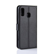 Load image into Gallery viewer, Litchi Texture Horizontal Flip Leather Case for Galaxy A20e, with Wallet &amp; Holder &amp; Card Slots, For Galaxy A20e