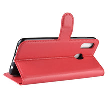 Load image into Gallery viewer, Litchi Texture Horizontal Flip Leather Case for Galaxy A20e, with Wallet &amp; Holder &amp; Card Slots