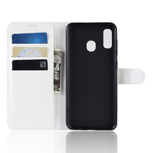 Load image into Gallery viewer, Litchi Texture Horizontal Flip Leather Case for Galaxy A20e, with Wallet &amp; Holder &amp; Card Slots, For Galaxy A20e