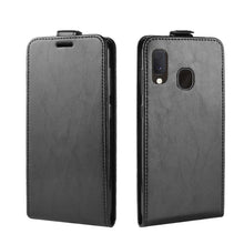 Load image into Gallery viewer, R64 Texture Vertical Flip Leather Case for Galaxy A20e , with Card Slots &amp; Photo Frame, For Galaxy A20e
