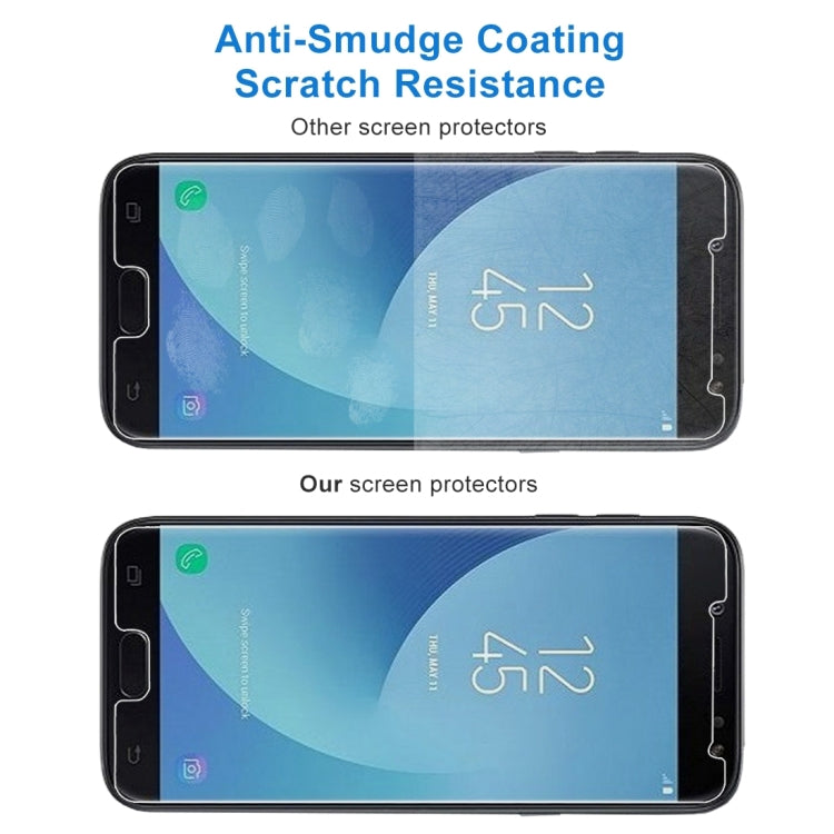 100 PCS 0.26mm 9H 2.5D Tempered Glass Film for Galaxy J4 (2018)