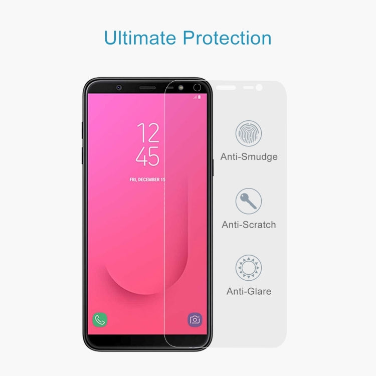 100 PCS 0.26mm 9H 2.5D Tempered Glass Film for Galaxy J8 (2018)