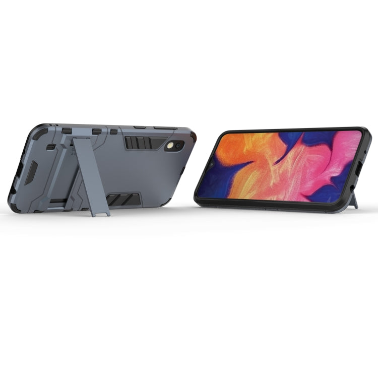 Shockproof PC + TPU Case for Galaxy A10, with Holder