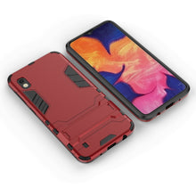 Load image into Gallery viewer, Shockproof PC + TPU Case for Galaxy A10, with Holder