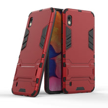 Load image into Gallery viewer, Shockproof PC + TPU Case for Galaxy A10, with Holder