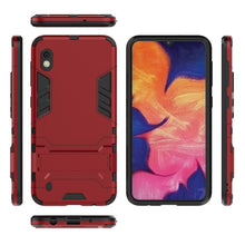 Load image into Gallery viewer, Shockproof PC + TPU Case for Galaxy A10, with Holder
