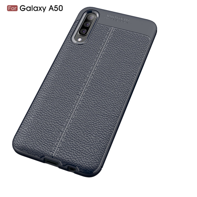 Litchi Texture TPU Shockproof Case for Galaxy A50