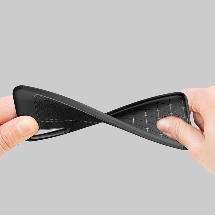 Litchi Texture TPU Shockproof Case for Galaxy A50