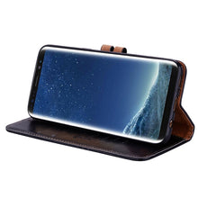 Load image into Gallery viewer, For Samsung Galaxy S8 + Business Style Oil Wax Texture Horizontal Flip Leather Case with Holder &amp; Card Slots &amp; Wallet, For Galaxy S8 +