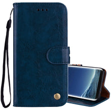 Load image into Gallery viewer, For Samsung Galaxy S8 + Business Style Oil Wax Texture Horizontal Flip Leather Case with Holder &amp; Card Slots &amp; Wallet, For Galaxy S8 +