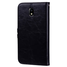Load image into Gallery viewer, For Galaxy J3 (2017) / J330 (EU Version) Business Style Oil Wax Texture Horizontal Flip Leather Case with Holder &amp; Card Slots &amp; Wallet