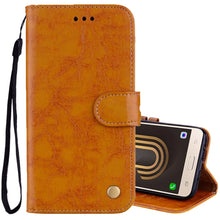 Load image into Gallery viewer, For Samsung Galaxy J5 (2017) / J530 (EU Version) Business Style Oil Wax Texture Horizontal Flip Leather Case with Holder &amp; Card Slots &amp; Wallet, For Galaxy J5 (2017) / J530 (EU Version)